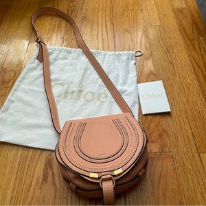 CHLOÉ Marcie small saddle crossbody bag
